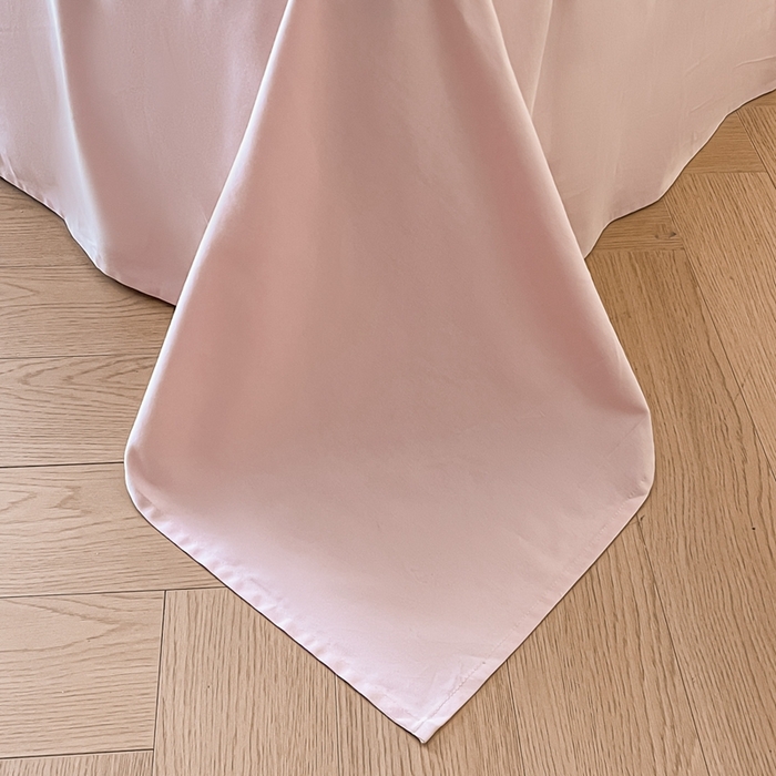 91家纺网 家纺一手货源 找家纺 禾时 2025新款全棉纯棉大版磨毛数码印花四件套(32x21磨毛） 花颜悦色（粉）