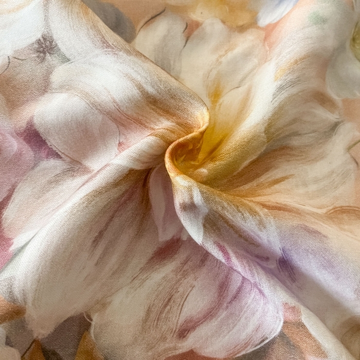 91家纺网 家纺一手货源 找家纺 禾时 2025新款全棉纯棉大版磨毛数码印花四件套(32x21磨毛） 花颜悦色（粉）