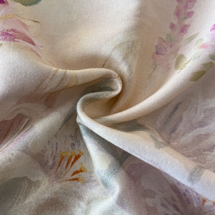 91家纺网 家纺一手货源 找家纺 禾时 2025新款全棉纯棉大版磨毛数码印花四件套(32x21磨毛） 半岛弥香（桔）