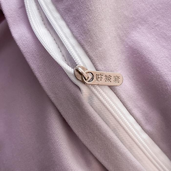 91家纺网 家纺一手货源 找家纺 禾时 2025新款全棉纯棉大版磨毛数码印花四件套(32x21磨毛） 洛神旋舞（紫）