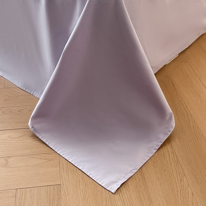 91家纺网 家纺一手货源 找家纺 禾时 2025新款全棉纯棉大版磨毛数码印花四件套(32x21磨毛） 悦染花溪（紫）