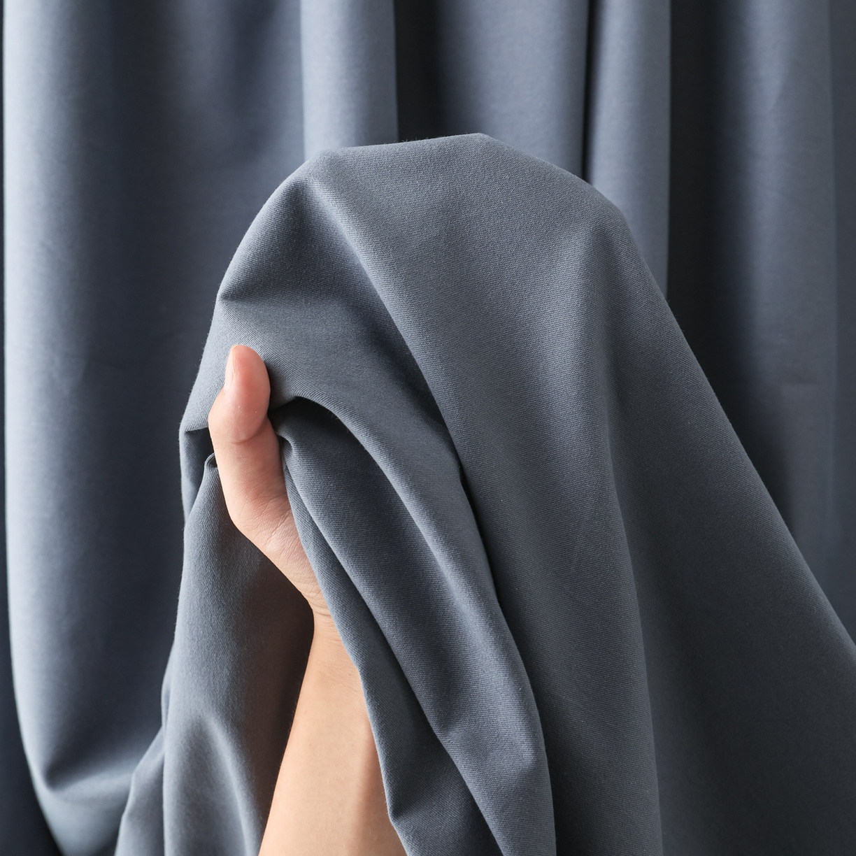 91家纺网 家纺一手货源 找家纺 眠博士 2025新款全棉纯棉纯色磨毛枕套单品枕套单件单枕套 磨毛枕套-陶瓷深蓝