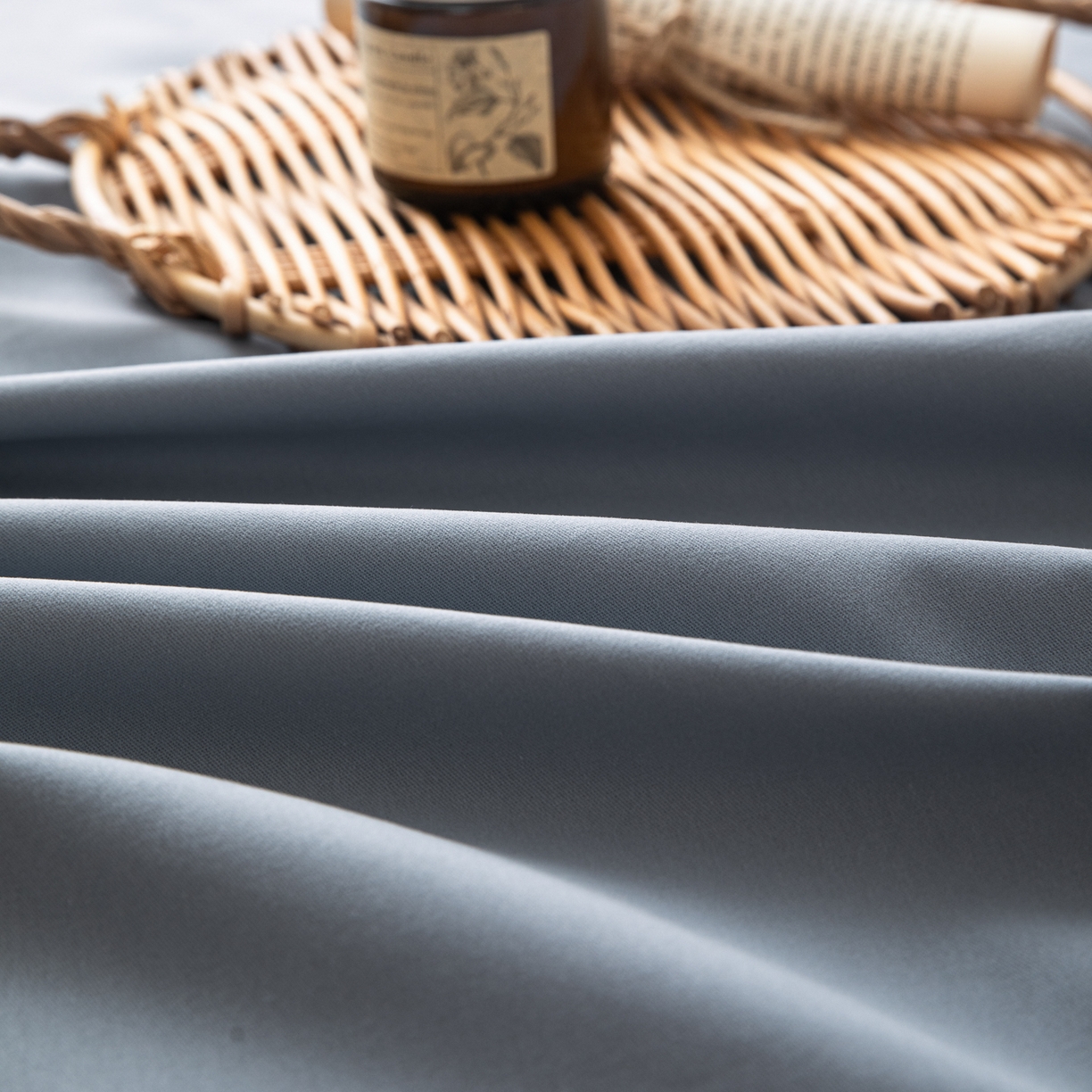 91家纺网 家纺一手货源 找家纺 眠博士 2025新款全棉纯棉纯色磨毛枕套单品枕套单件单枕套 磨毛枕套-陶瓷深蓝