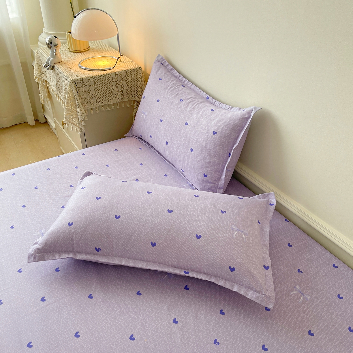 91家纺网 家纺一手货源 找家纺 笠裙家纺 2025新款磨毛S边韩版防滑床裙单床裙床裙单件 心律