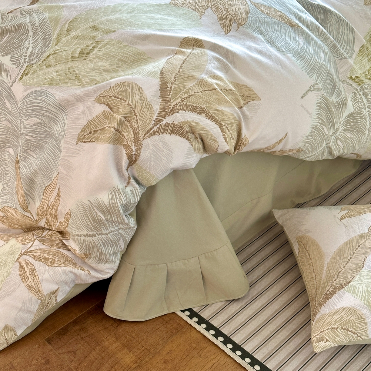 91家纺网 家纺一手货源 找家纺 优彩 2025新款数码印花全棉纯棉磨毛四件套 梵弥