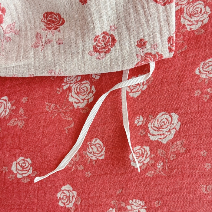 91家纺网 家纺一手货源 找家纺 江南春家纺【幻-暖纱】2025新款A类100%全棉色织提花双层纱四件套 【幻-暖纱】花间蝶舞-深粉