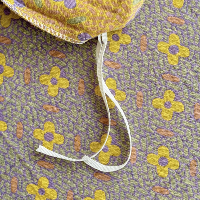 91家纺网 家纺一手货源 找家纺 江南春家纺【幻-暖纱】2025新款A类100%全棉色织提花双层纱四件套 【幻-暖纱】幸运草-紫黄