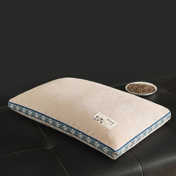 91家纺网 家纺一手货源 找家纺 佳合枕芯 2025新款新品麻绒大号小号全荞麦枕头枕芯 麻绒-米色