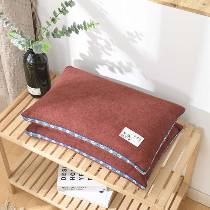 91家纺网 家纺一手货源 找家纺 佳合枕芯 2025新款新品麻绒大号小号全荞麦枕头枕芯 麻绒-橘红