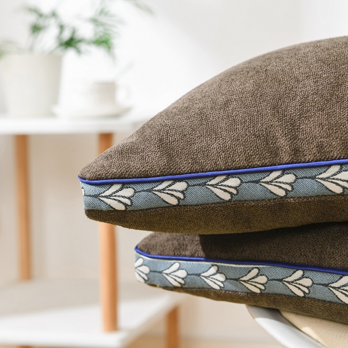 91家纺网 家纺一手货源 找家纺 佳合枕芯 2025新款新品麻绒大号小号全荞麦枕头枕芯 麻绒-深咖