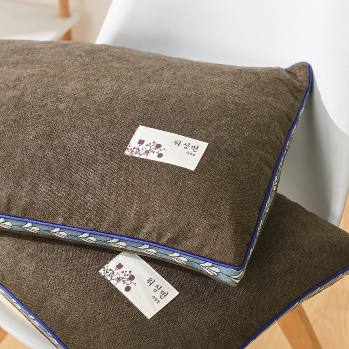 91家纺网 家纺一手货源 找家纺 佳合枕芯 2025新款新品麻绒大号小号全荞麦枕头枕芯 麻绒-深咖