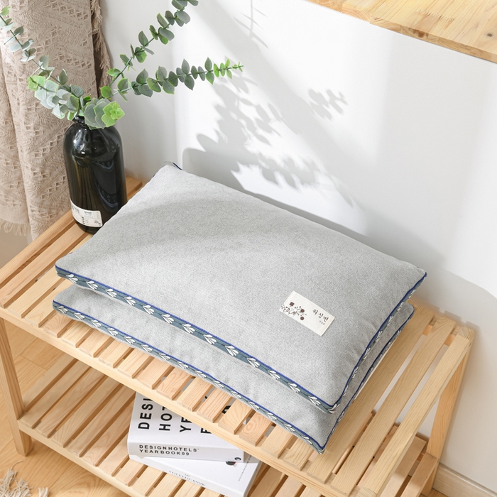 91家纺网 家纺一手货源 找家纺 佳合枕芯 2025新款新品麻绒大号小号全荞麦枕头枕芯 麻绒-浅灰