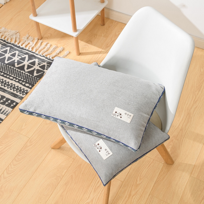 91家纺网 家纺一手货源 找家纺 佳合枕芯 2025新款新品麻绒大号小号全荞麦枕头枕芯 麻绒-浅灰