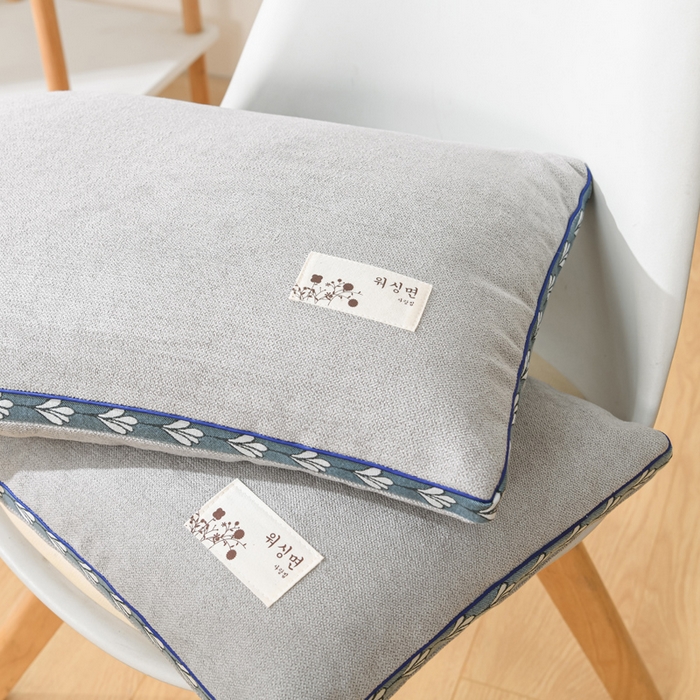 91家纺网 家纺一手货源 找家纺 佳合枕芯 2025新款新品麻绒大号小号全荞麦枕头枕芯 麻绒-浅灰