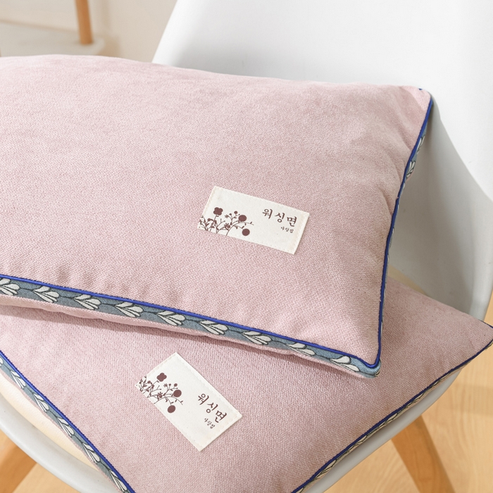 91家纺网 家纺一手货源 找家纺 佳合枕芯 2025新款新品麻绒大号小号全荞麦枕头枕芯 麻绒-粉色