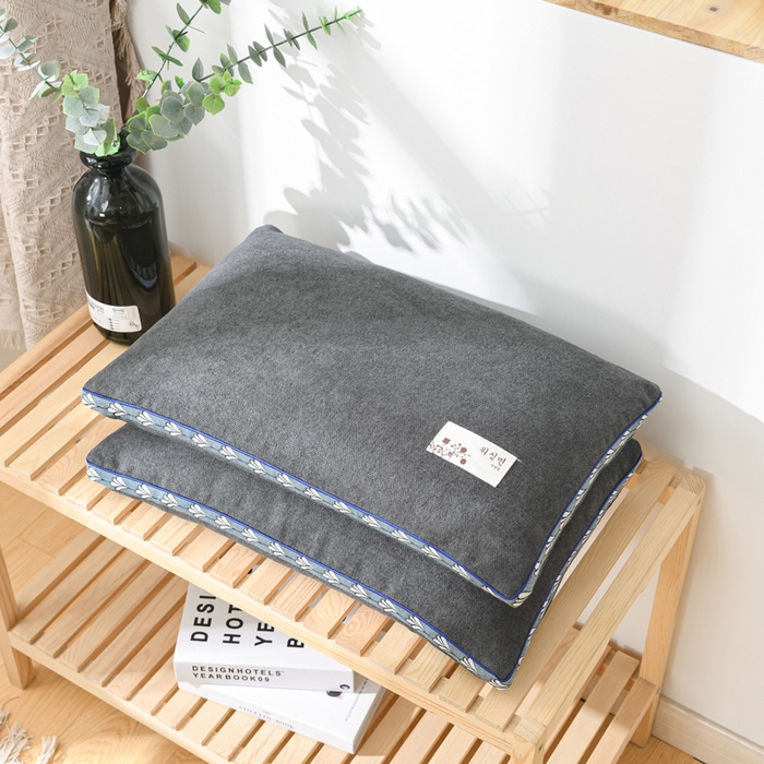 91家纺网 家纺一手货源 找家纺 佳合枕芯 2025新款新品麻绒大号小号全荞麦枕头枕芯 麻绒-深黑