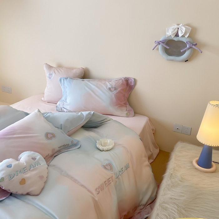 91家纺网 家纺一手货源 找家纺 （总）星野 2025新款秋冬澳棉纯棉四件套-有点甜