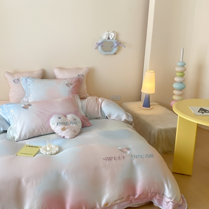 91家纺网 家纺一手货源 找家纺 （总）星野 2025新款秋冬澳棉纯棉四件套-有点甜