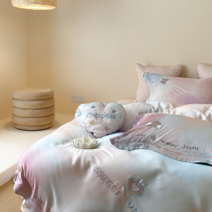 91家纺网 家纺一手货源 找家纺 （总）星野 2025新款秋冬澳棉纯棉四件套-有点甜