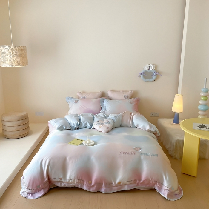 91家纺网 家纺一手货源 找家纺 （总）星野 2025新款秋冬澳棉纯棉四件套-有点甜