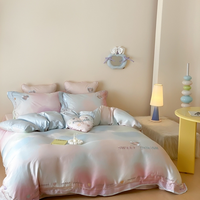 91家纺网 家纺一手货源 找家纺 （总）星野 2025新款秋冬澳棉纯棉四件套-有点甜