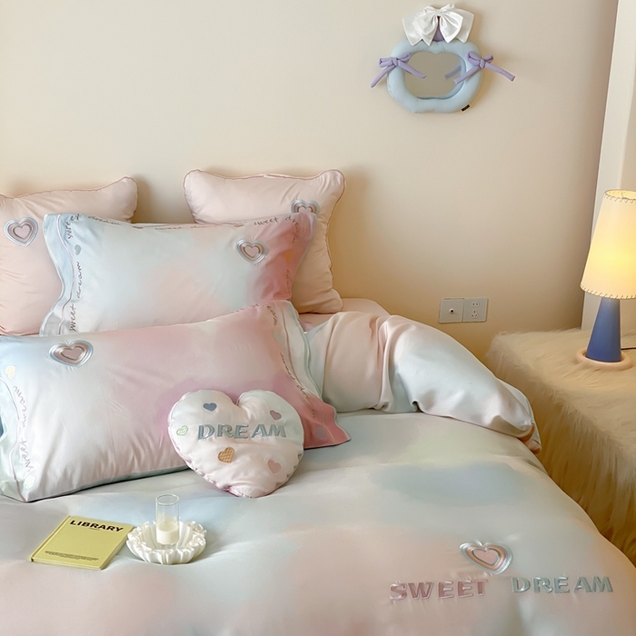 91家纺网 家纺一手货源 找家纺 （总）星野 2025新款秋冬澳棉纯棉四件套-有点甜