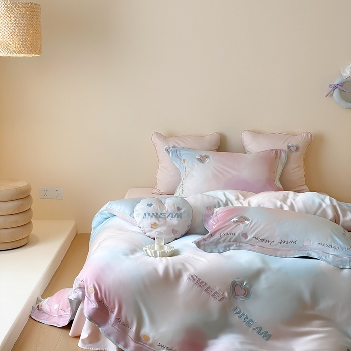 91家纺网 家纺一手货源 找家纺 （总）星野 2025新款秋冬澳棉纯棉四件套-有点甜