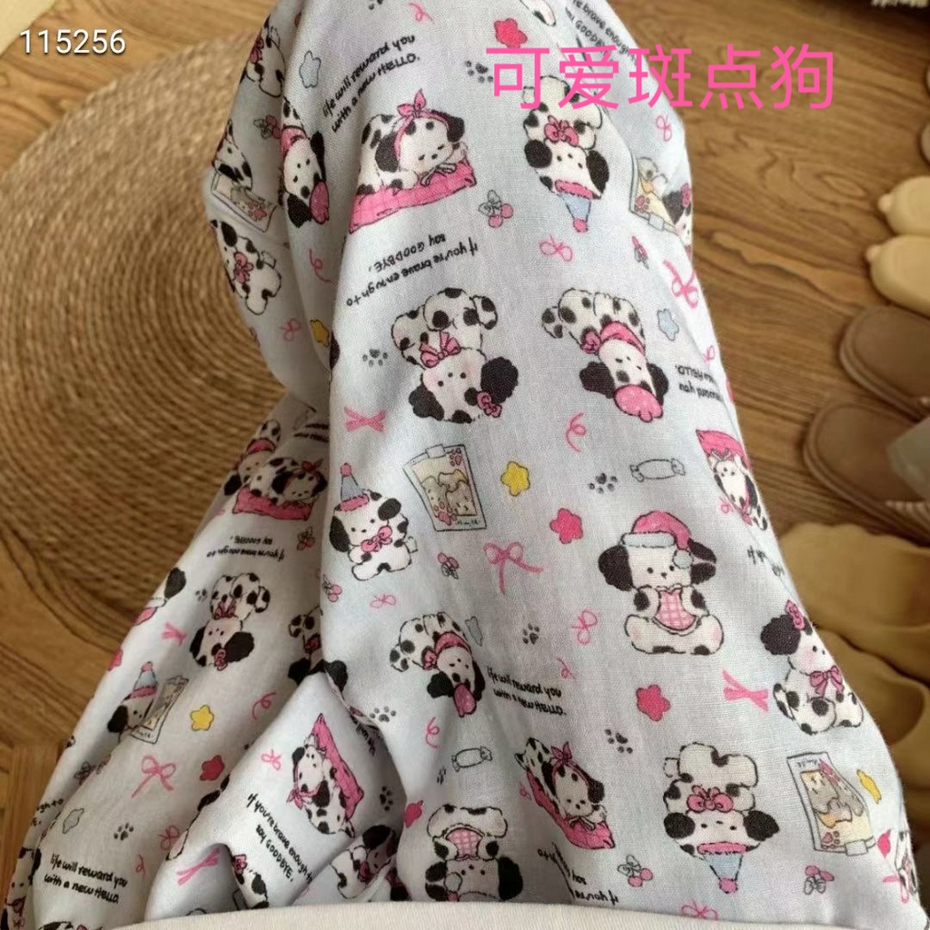 91家纺网 家纺一手货源 找家纺 （总）妍景家居生活馆 2025新款全棉纯棉纱布单长裤