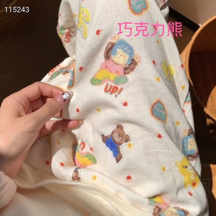 91家纺网 家纺一手货源 找家纺 （总）妍景家居生活馆 2025新款全棉纯棉纱布单长裤