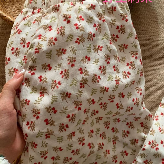 91家纺网 家纺一手货源 找家纺 （总）妍景家居生活馆 2025新款全棉纯棉纱布单长裤