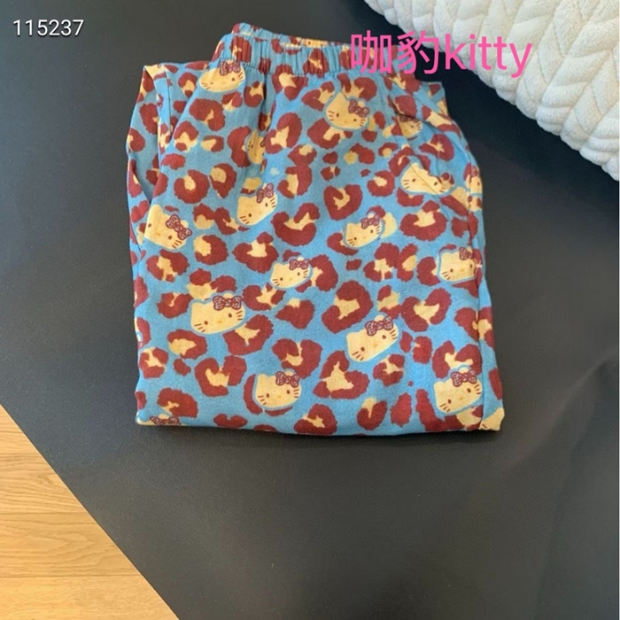 91家纺网 家纺一手货源 找家纺 （总）妍景家居生活馆 2025新款全棉纯棉纱布单长裤