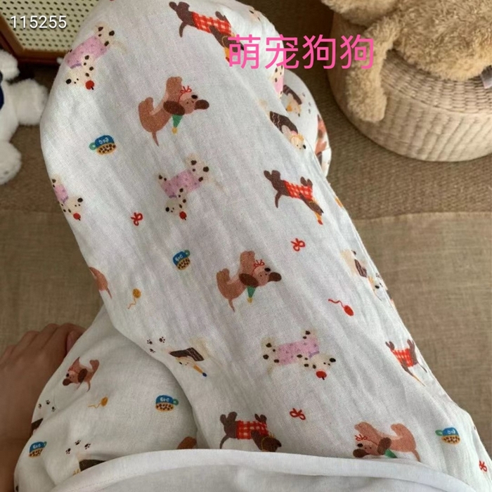 91家纺网 家纺一手货源 找家纺 （总）妍景家居生活馆 2025新款全棉纯棉纱布单长裤