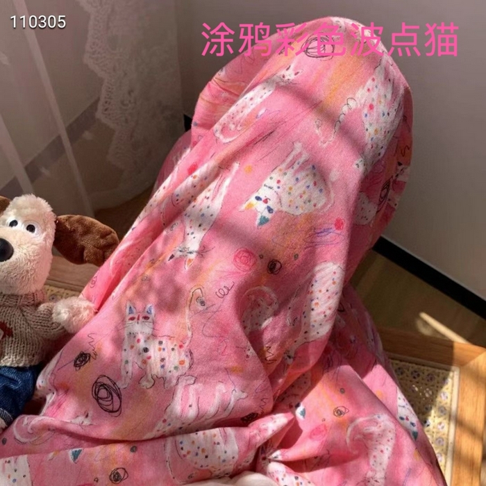 91家纺网 家纺一手货源 找家纺 （总）妍景家居生活馆 2025新款全棉纯棉纱布单长裤