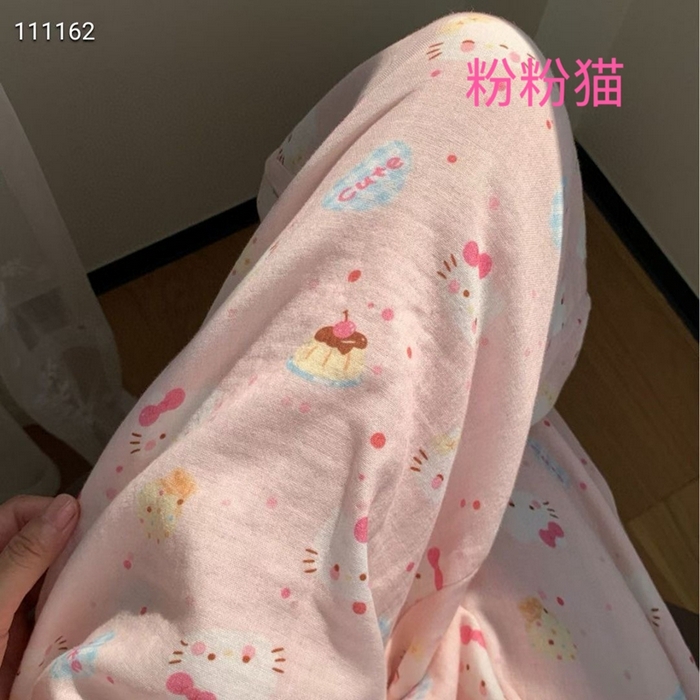 91家纺网 家纺一手货源 找家纺 （总）妍景家居生活馆 2025新款全棉纯棉纱布单长裤