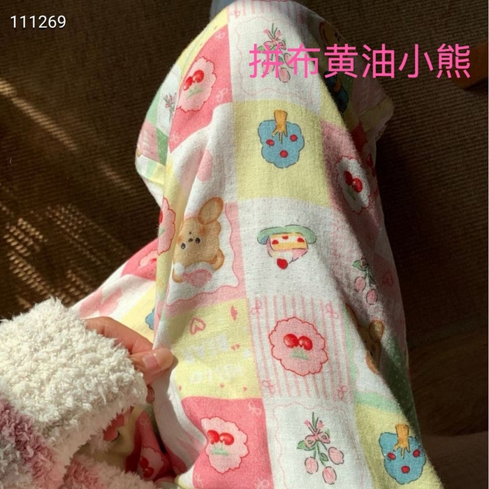 91家纺网 家纺一手货源 找家纺 （总）妍景家居生活馆 2025新款全棉纯棉纱布单长裤