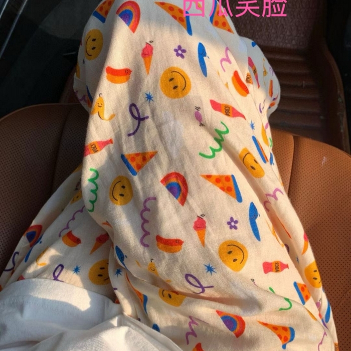 91家纺网 家纺一手货源 找家纺 （总）妍景家居生活馆 2025新款全棉纯棉纱布单长裤