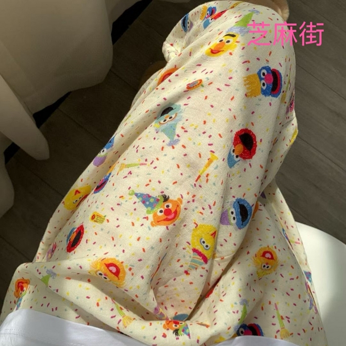 91家纺网 家纺一手货源 找家纺 （总）妍景家居生活馆 2025新款全棉纯棉纱布单长裤