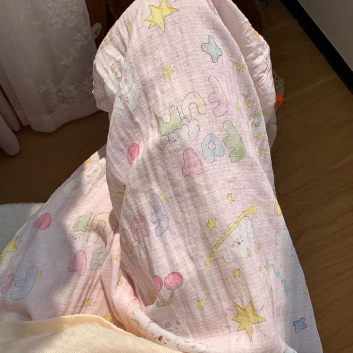 91家纺网 家纺一手货源 找家纺 （总）妍景家居生活馆 2025新款全棉纯棉纱布单长裤