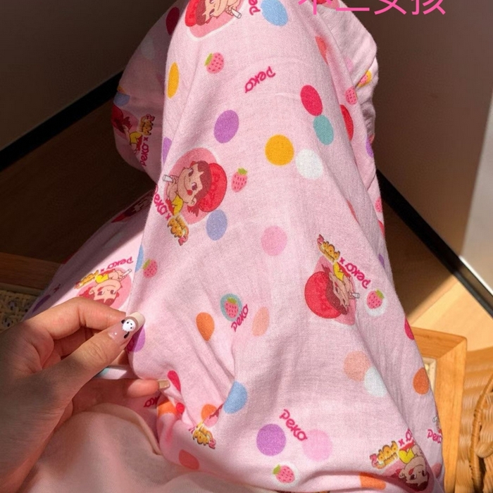 91家纺网 家纺一手货源 找家纺 （总）妍景家居生活馆 2025新款全棉纯棉纱布单长裤