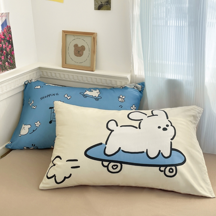 91家纺网 家纺一手货源 找家纺 曼陀罗 2025新款大版混搭四件套 大版-狗狗乐园