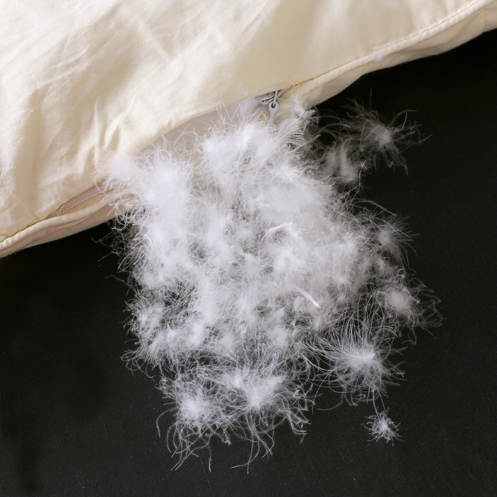 91家纺网 家纺一手货源 找家纺 （总）四川牛皮席 2025新款温暖轻盈东北95白鹅绒被扭花款 200*230-6斤