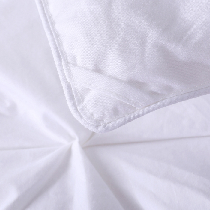 91家纺网 家纺一手货源 找家纺 四川牛皮席 2025新款温暖轻盈东北95白鹅绒被扭花款 200*230-6斤 白色