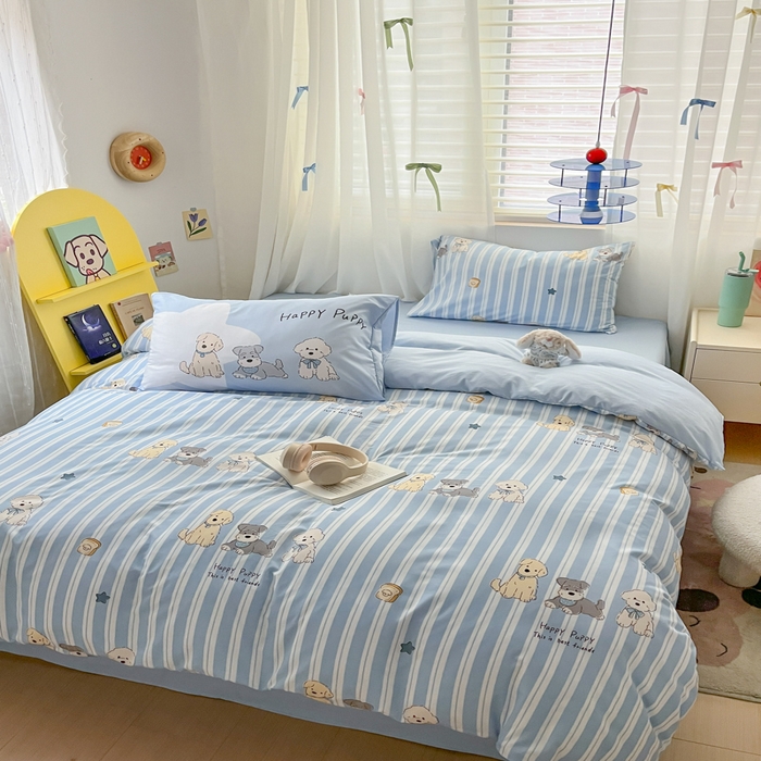 91家纺网 家纺一手货源 找家纺 曼陀罗 2025新款大版混搭四件套 大版-老友记