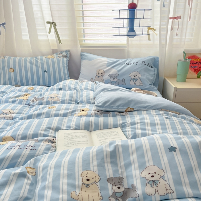 91家纺网 家纺一手货源 找家纺 曼陀罗 2025新款大版混搭四件套 大版-老友记