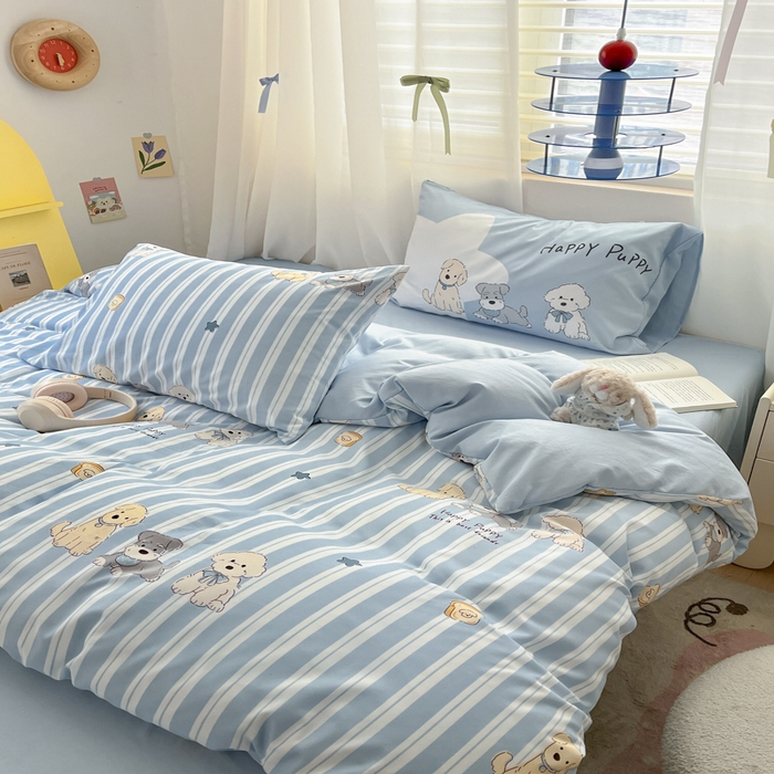 91家纺网 家纺一手货源 找家纺 曼陀罗 2025新款大版混搭四件套 大版-老友记