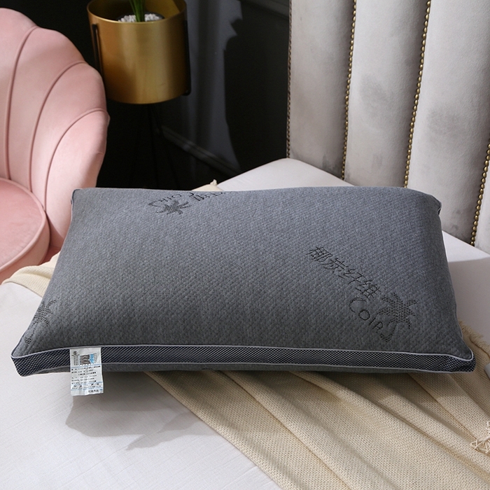 91家纺网 家纺一手货源 找家纺 （总）四川牛皮席 2025新款椰炭纤维枕 热熔棉舒适柔软回弹枕头枕芯48*74cm/只