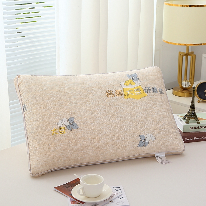 91家纺网 家纺一手货源 找家纺 （总）四川牛皮席 2025新款热熔定型水洗枕（抗菌大豆） 舒适柔软回弹枕头枕芯