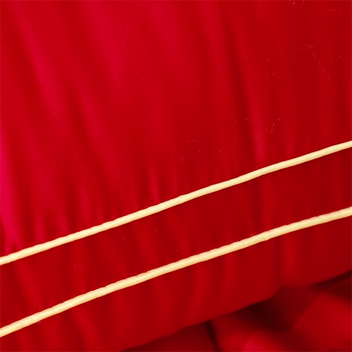 91家纺网 家纺一手货源 找家纺 糖果枕芯2025新款婚庆大红全棉枕芯结婚压床陪嫁 浪漫婚礼