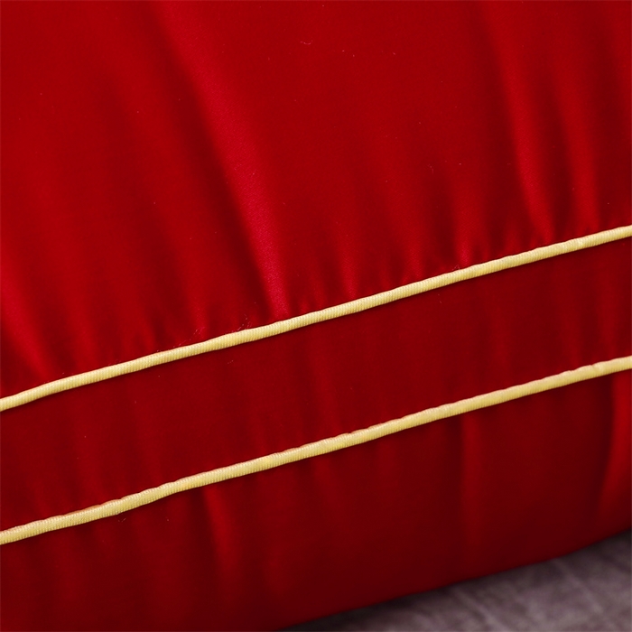 91家纺网 家纺一手货源 找家纺 糖果枕芯2025新款婚庆大红全棉枕芯结婚压床陪嫁 喜上眉梢