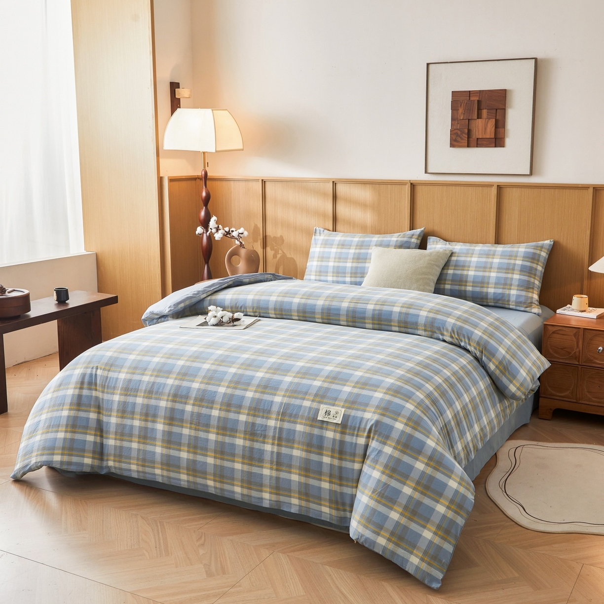 91家纺网 家纺一手货源 找家纺 （总）鑫佰利 2025新款A类水洗棉可拆洗新疆棉花被被子被芯